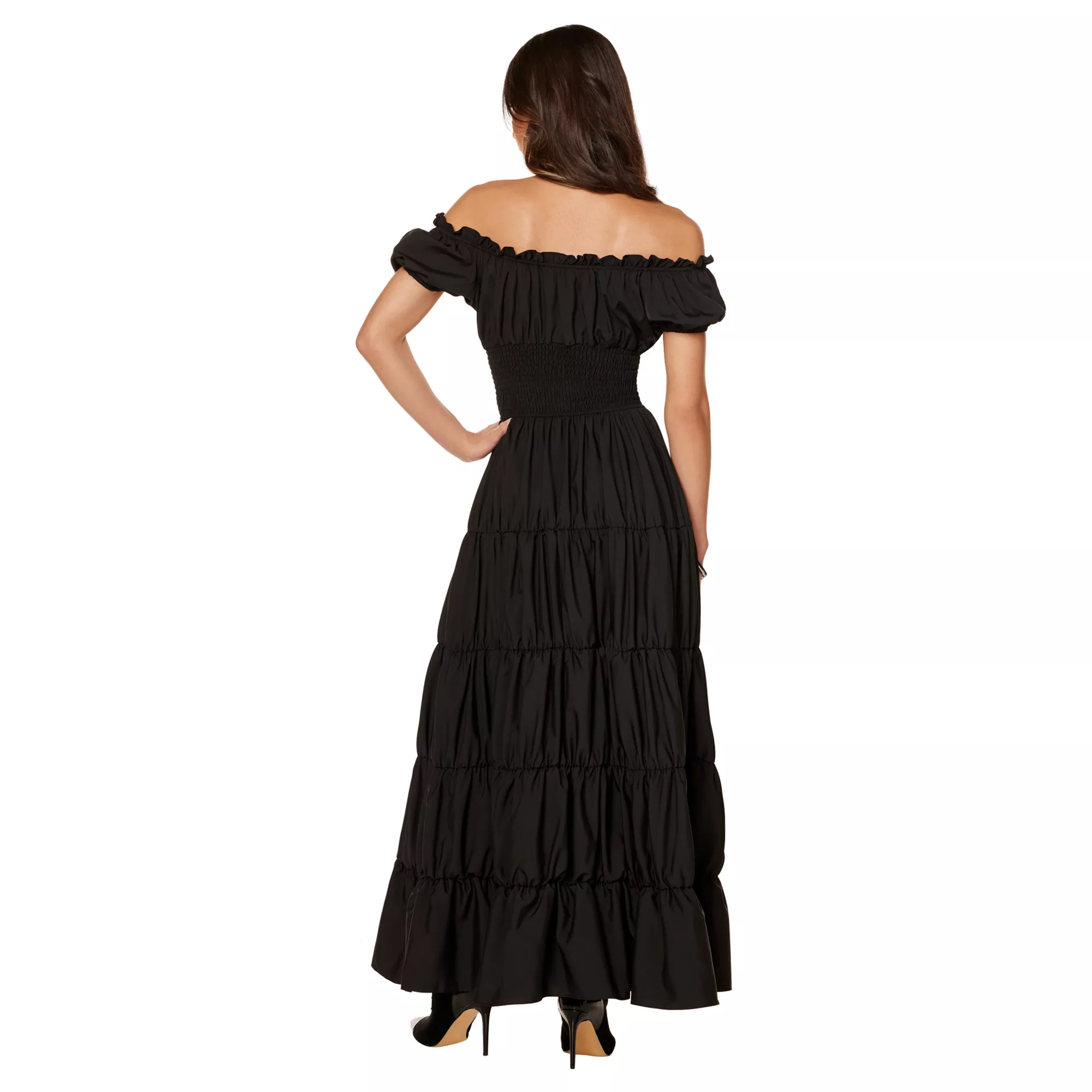 Long Black Peasant Dress at Spirit Halloween