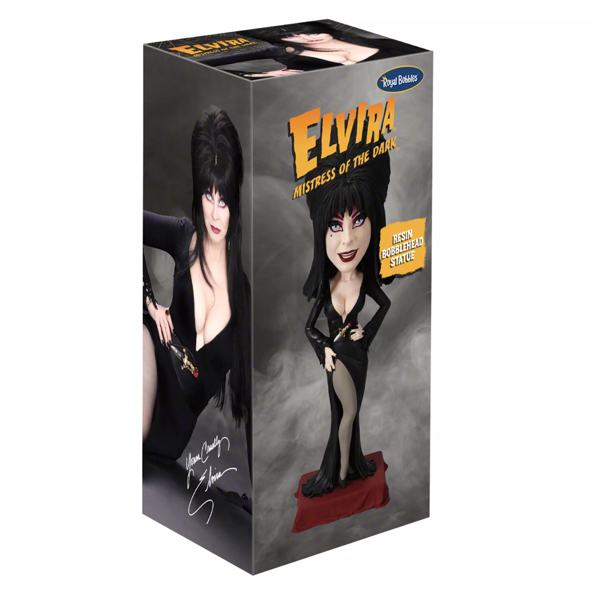 Elvira Bobble Head at Spirit Halloween