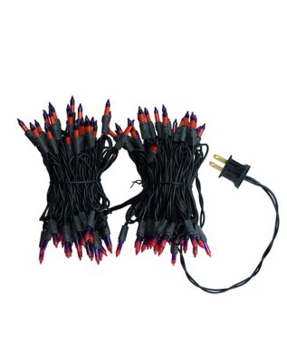 Double Orange and Purple String Lights