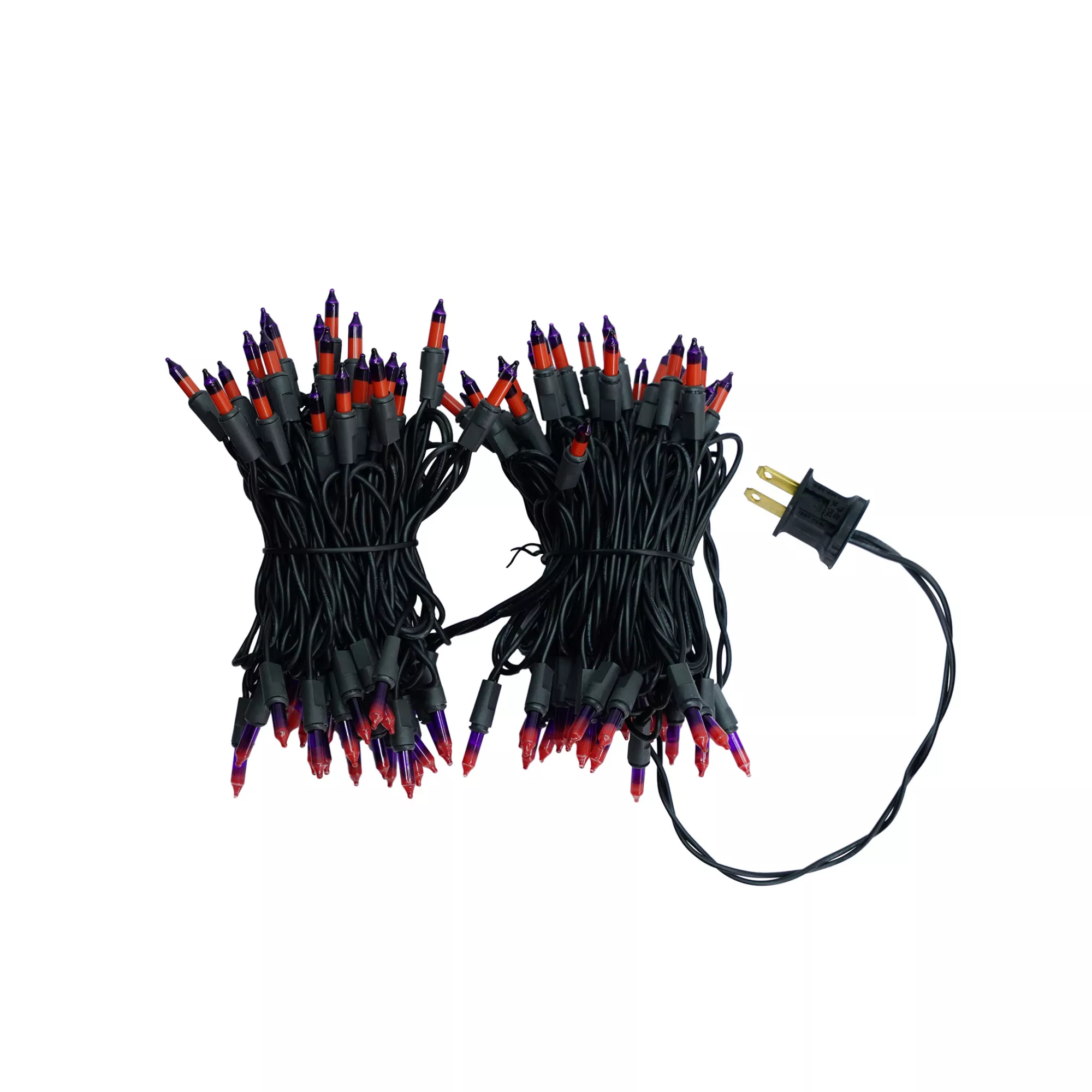 Double Orange and Purple String Lights at Spirit Halloween