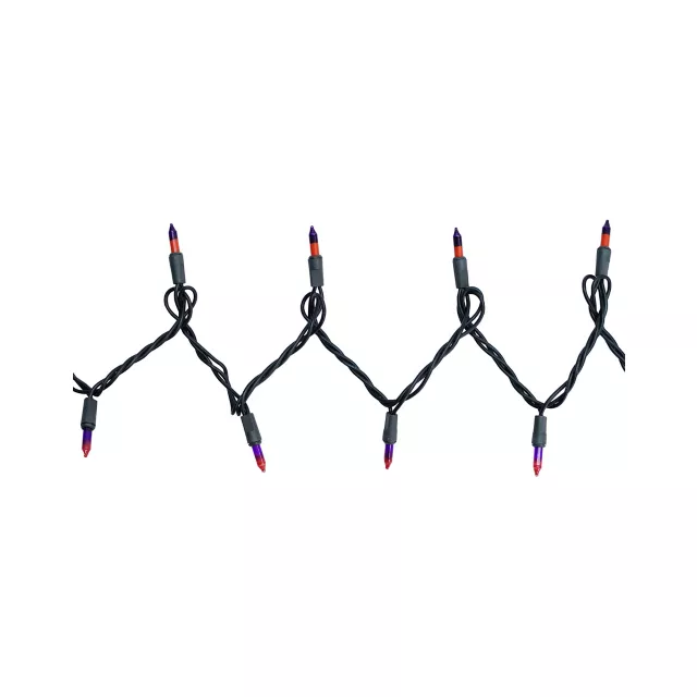 Double Orange and Purple String Lights at Spirit Halloween