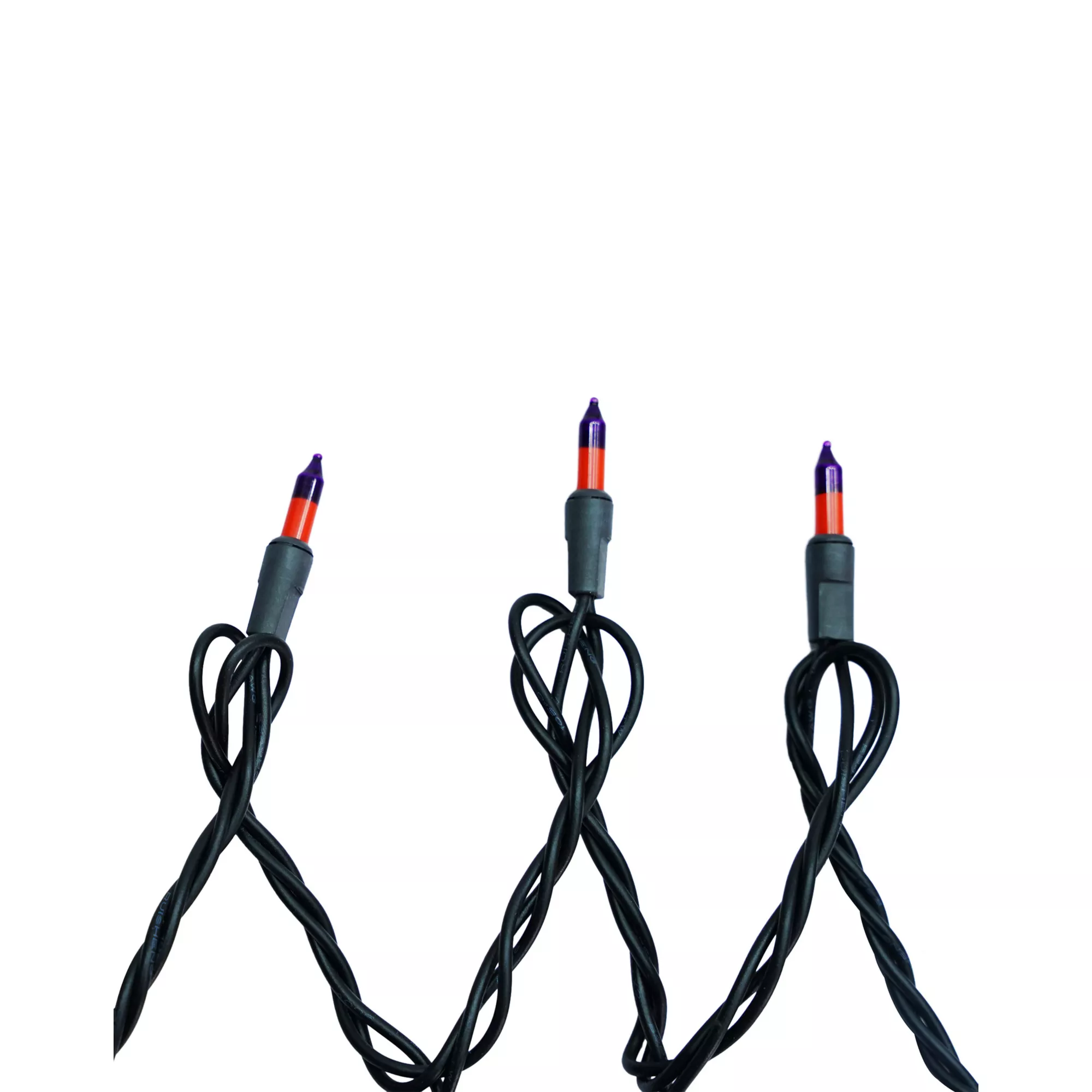 Double Orange and Purple String Lights at Spirit Halloween