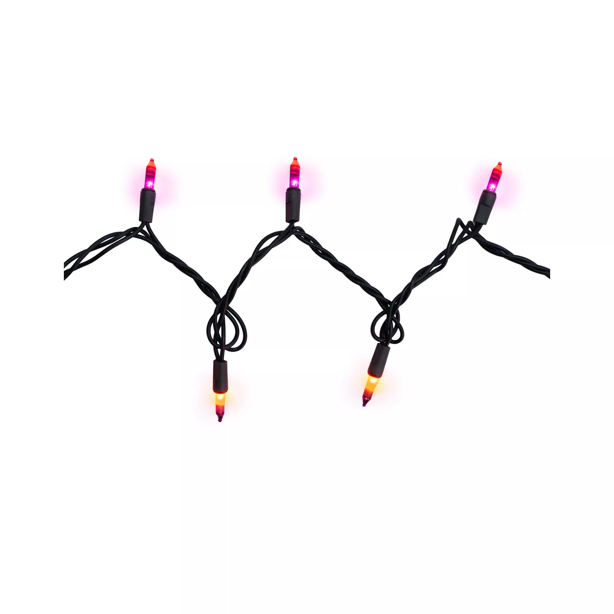 Double Orange and Purple String Lights at Spirit Halloween