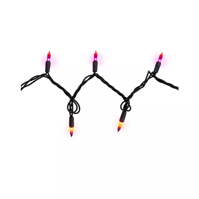 Double Orange and Purple String Lights at Spirit Halloween