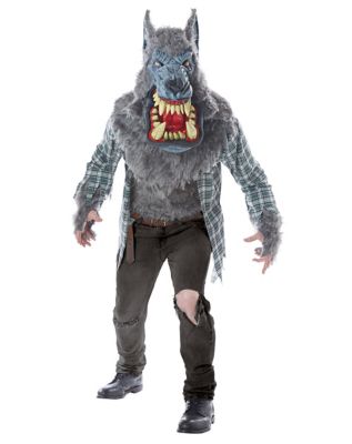 Adult Big Head Werewolf Costume