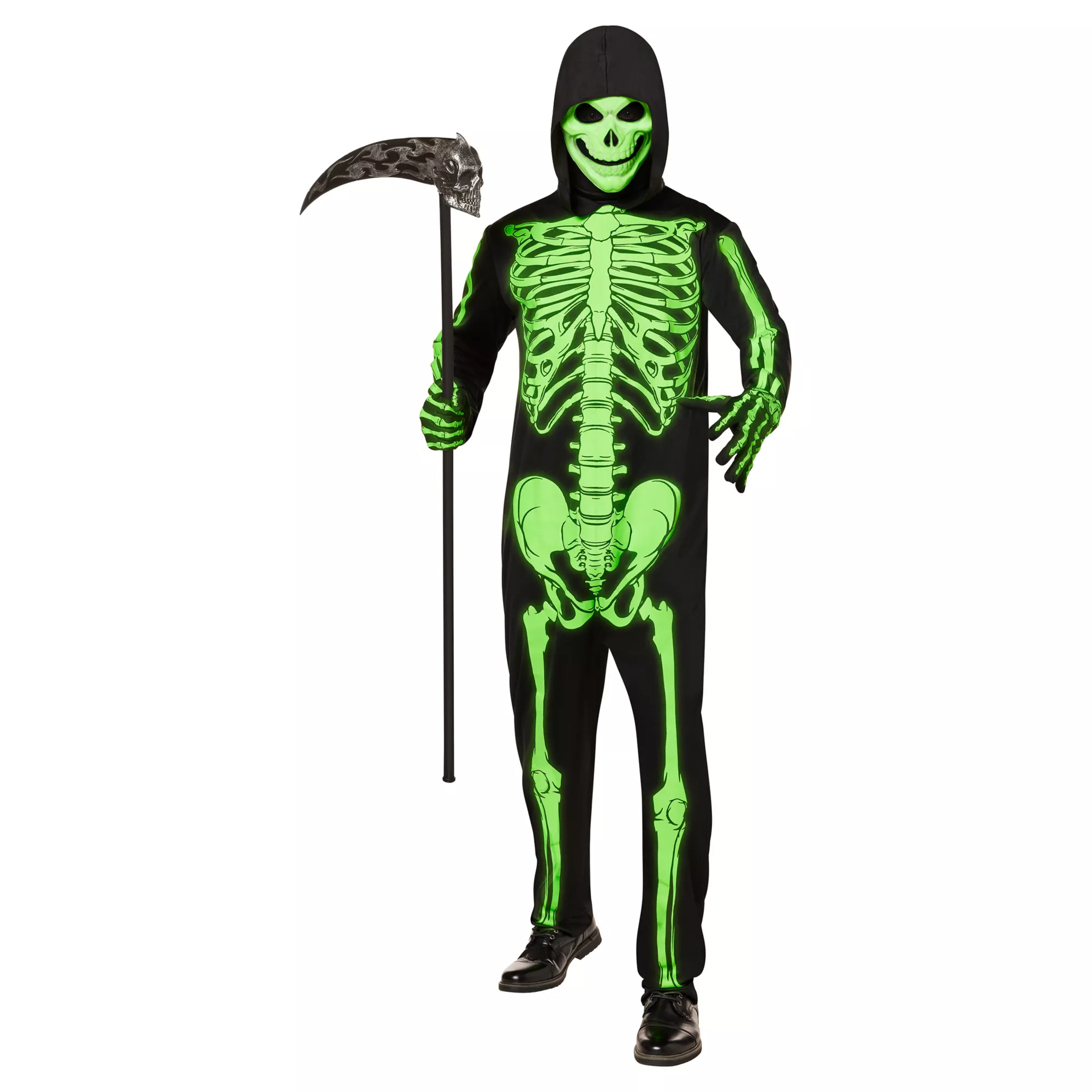 Adult Glow in the Dark Skeleton Costume at Spencer's
