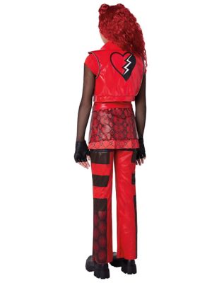 Rise Of Red Kinderkostüm – 3-teiliges Set (Jacke, Shirt, Hose) – Leuchtend Rot – Für Halloween & Cosplay