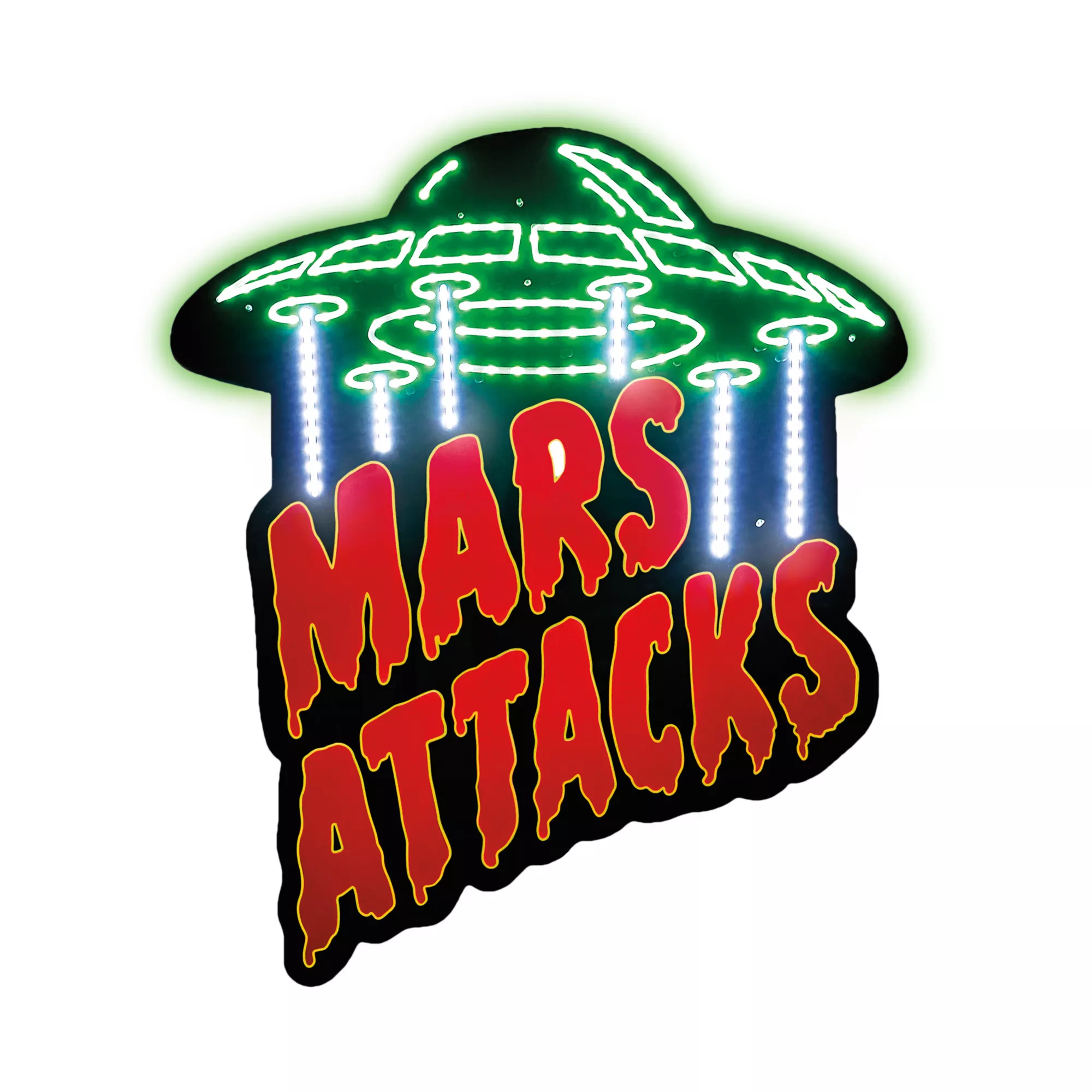 Mars Attacks Neon LED Light-Up Sign at Spencer's