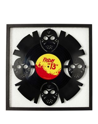 Jason Voorhees Vinyl Record Sign - Friday the 13th