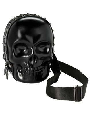 Black Skull Crossbody Bag