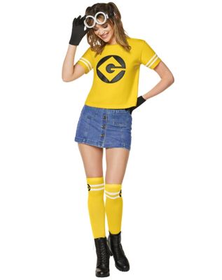 Adult Minions T Shirt Costume Kit