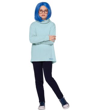 Kids Sadness Costume Kit - Inside Out 2