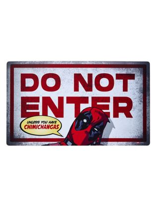 Do Not Enter Doormat - Deadpool