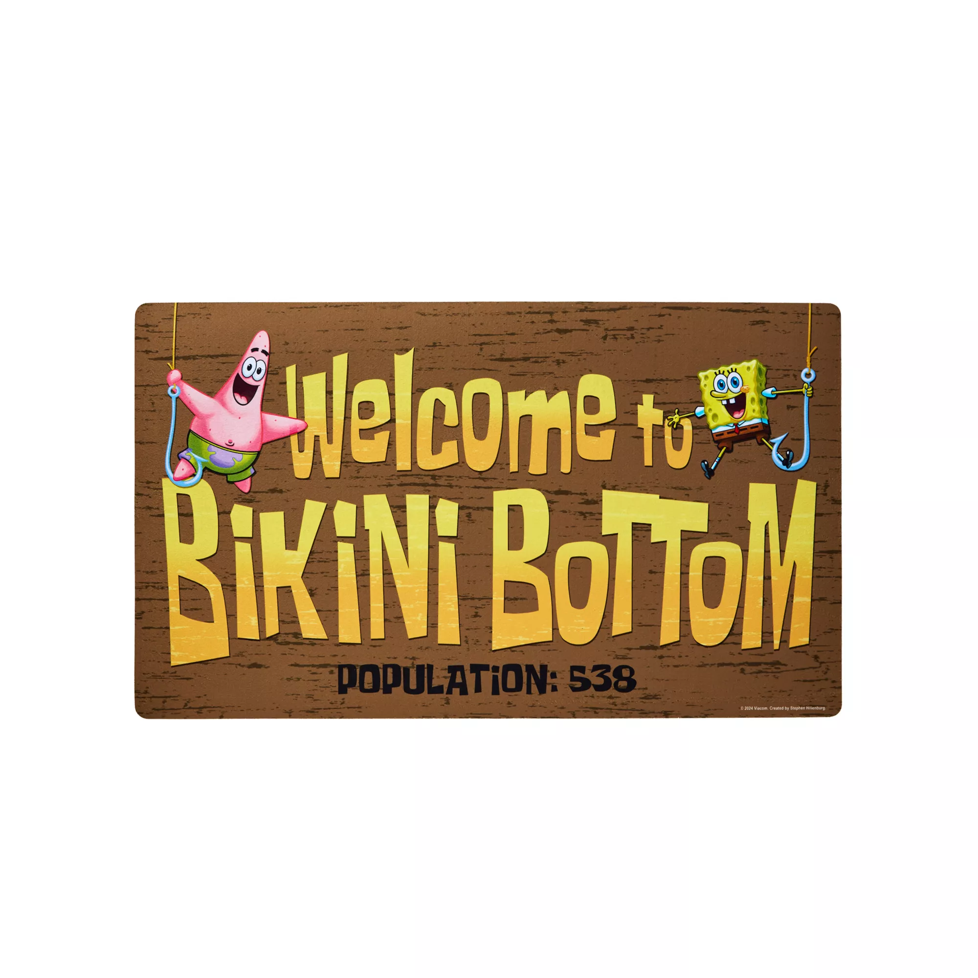 Welcome to Bikini Bottom Doormat - SpongeBob SquarePants at Spirit Halloween