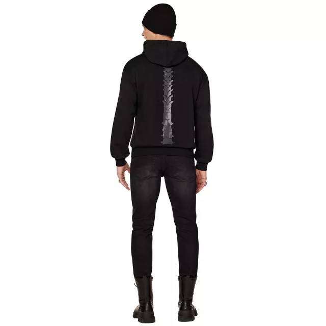 Adult Black Skeleton Hoodie at Spencer's