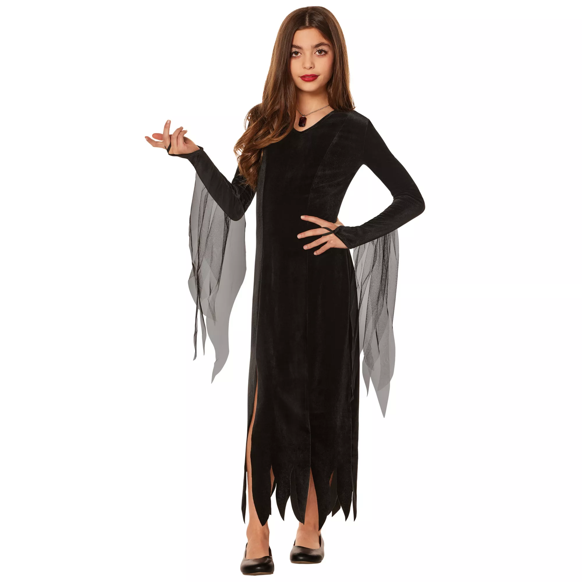 Kids Morticia Addams Costume - The Addams Family at Spirit Halloween