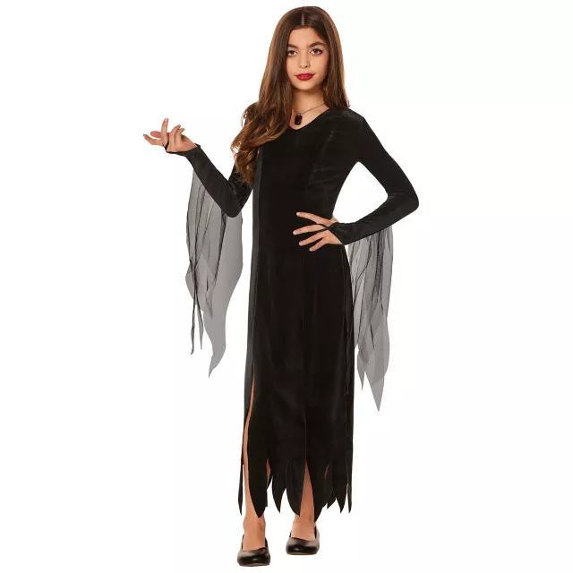 Kids Morticia Addams Costume - The Addams Family - Spirithalloween.com