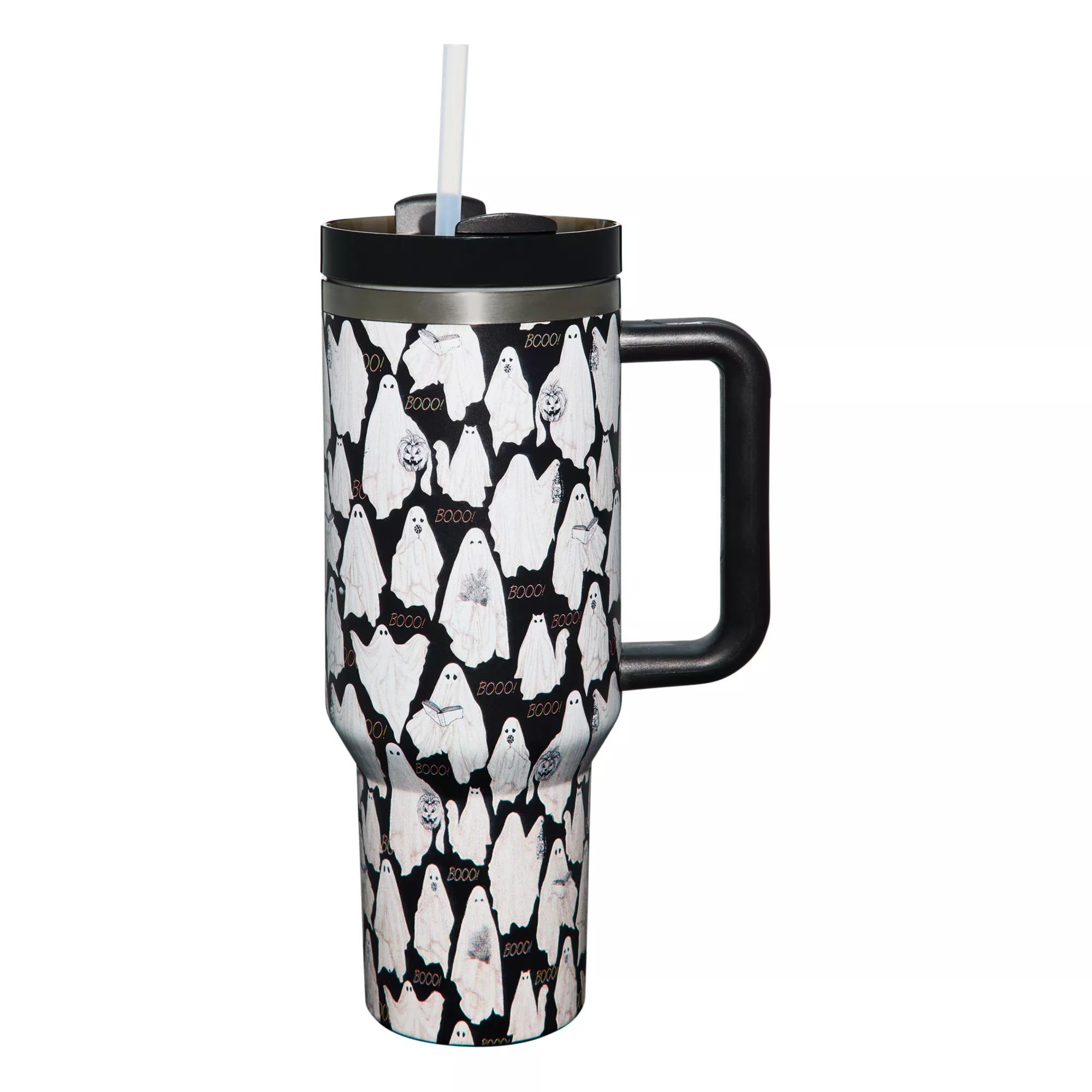 Ghost Portable Travel Tumbler with Straw - 40 oz. at Spencer's