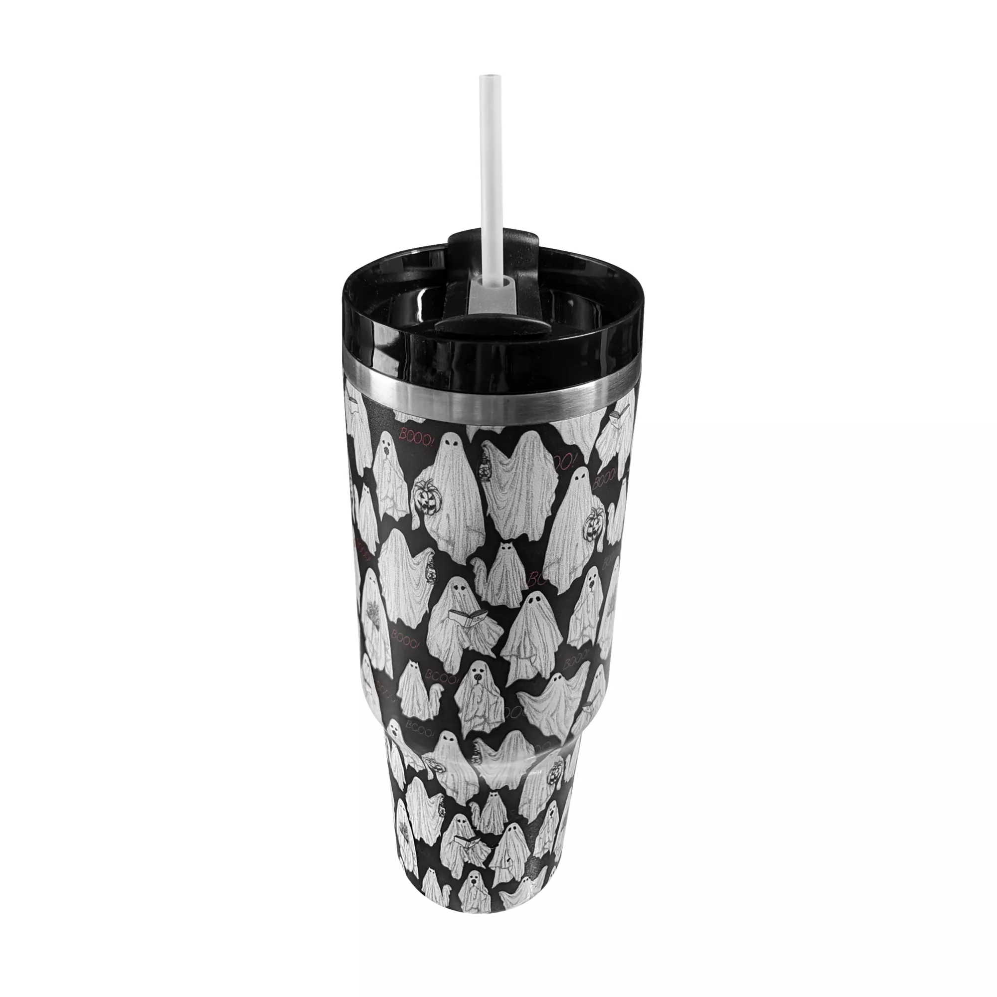 Ghost Portable Travel Tumbler with Straw - 40 oz. at Spencer's