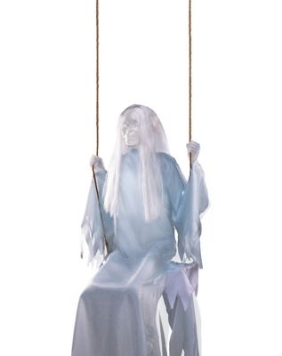 01711183 - Light-Up White Swinging Girl Static Prop