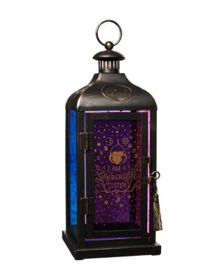 Disney Hocus Pocus Multi-Colored Glass Lantern