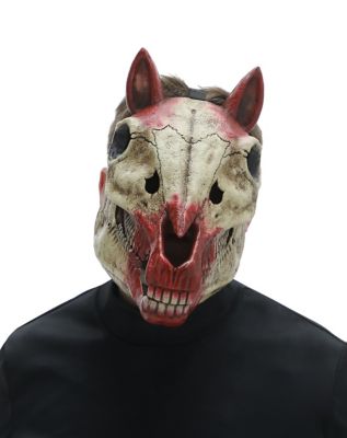 Bloody Skeletal Horse Half Mask