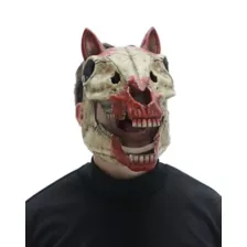 Bloody Skeletal Horse Half Mask at Spencer's