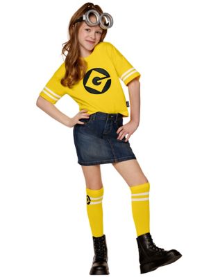 Kids Minions Short Sleeve Costume Kit