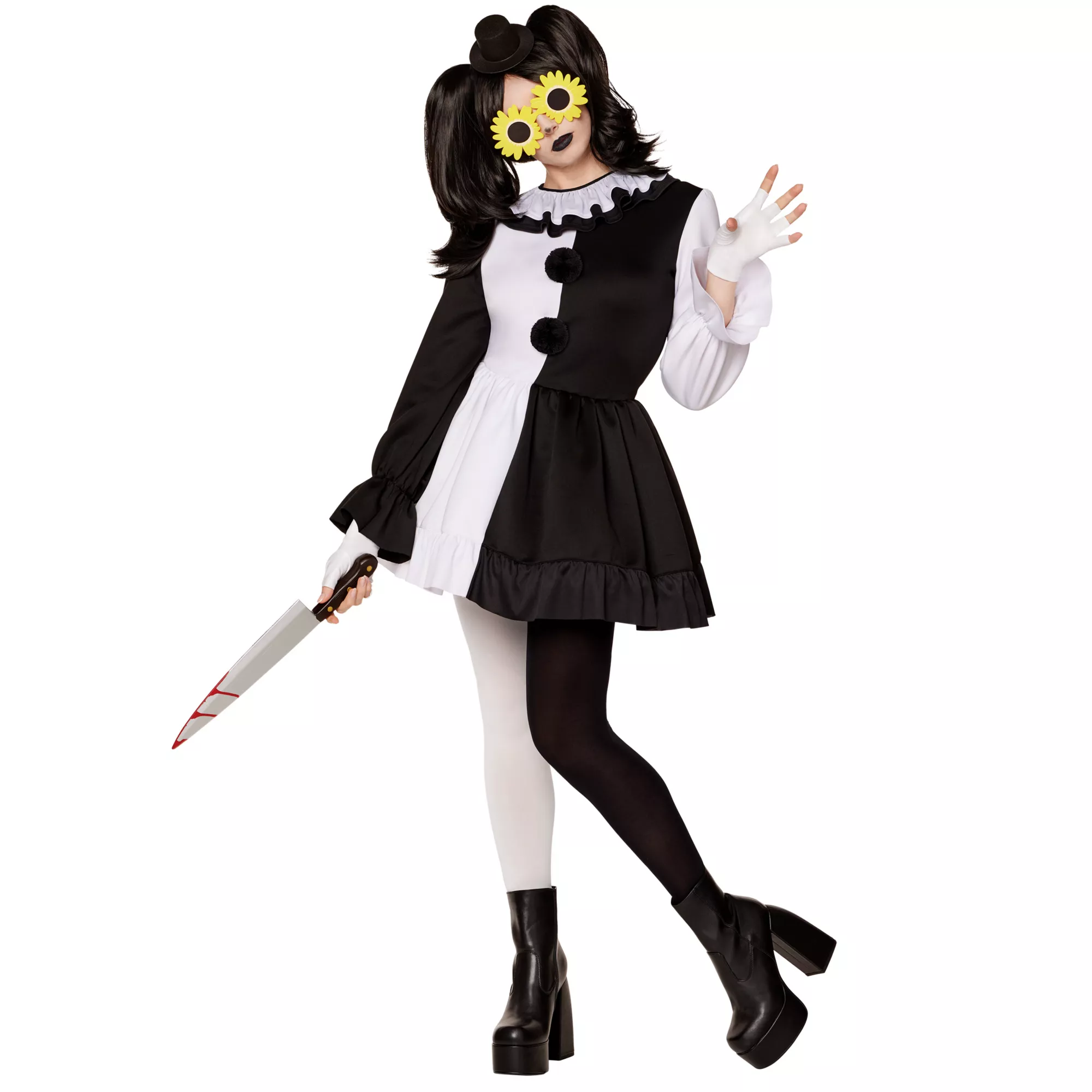 Adult Art the Clown Dress Costume - Terrifier at Spirit Halloween