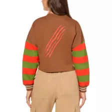 Freddy Krueger Cropped Crewneck - A Nightmare on Elm Street at Spencer's