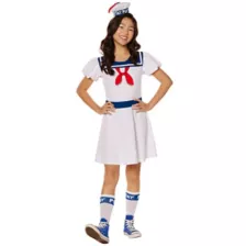 Kids Stay Puft Dress Costume - Ghostbusters at Spirit Halloween