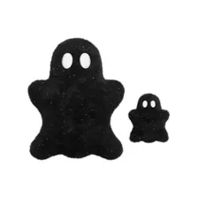 Black Ghost and Baby Pillow Set at Spencer's