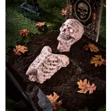 Ground Breaking Skin Torso Skeleton Prop at Spirit Halloween