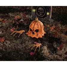 Ground Breaking Rotten Pumpkin Decoration at Spirit Halloween