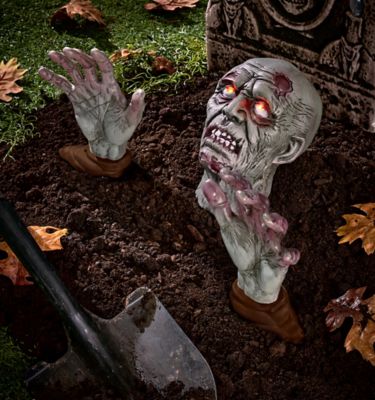 Spirit Halloween Zombie Head factory Wall Plaque