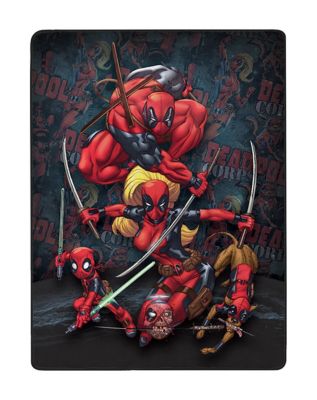 Deadpool Family Fleece Blanket 
