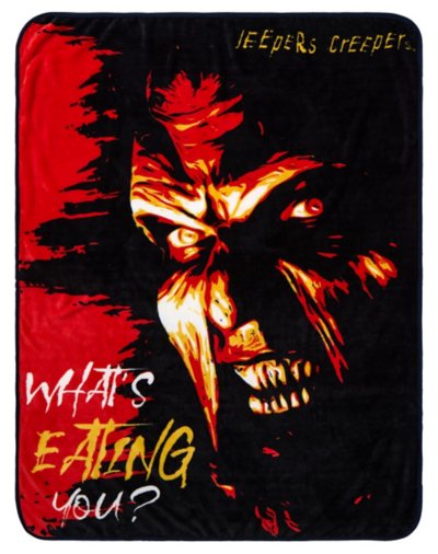 The Creeper What's Eating You Fleece Blanket - Jeepers Creepers by Spirit Halloween