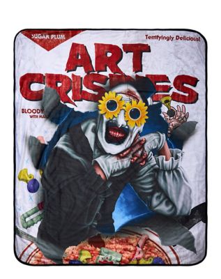 Terrifier Art Crispies Fleece Blanket - Spirithalloween.com