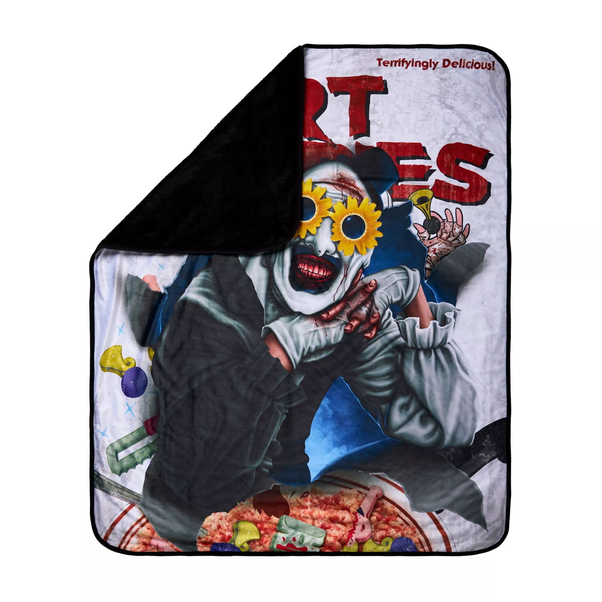 Terrifier Art Crispies Fleece Blanket at Spencer's