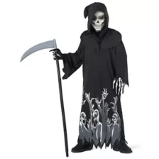 Kids Glow in the Dark Grim Reaper Costume at Spirit Halloween