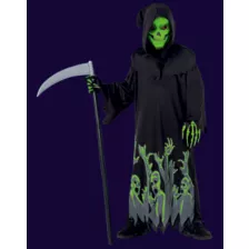 Kids Glow in the Dark Grim Reaper Costume at Spirit Halloween