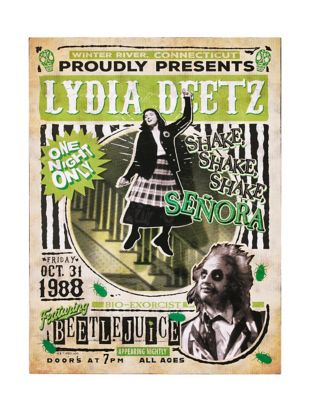 Lydia Deetz Poster Sign - Beetlejuice