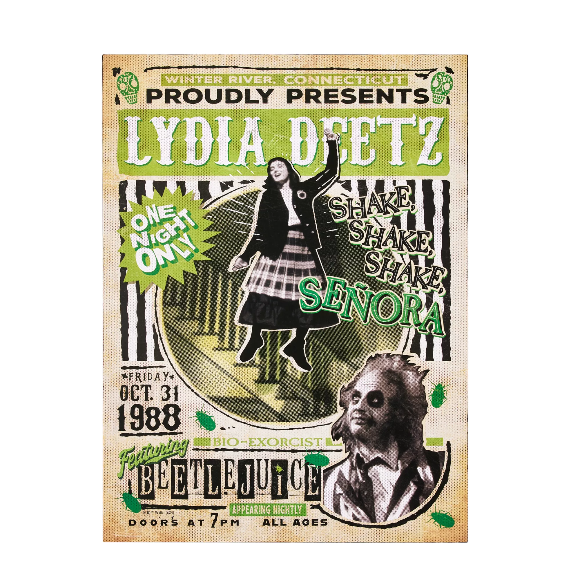 Lydia Deetz Poster Sign - Beetlejuice at Spirit Halloween