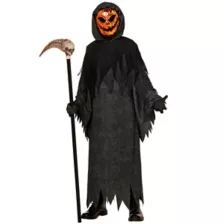 Kids Chrome Pumpkin Reaper Costume at Spirit Halloween