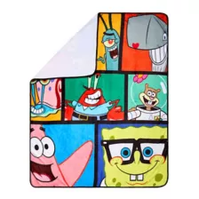 SpongeBob SquarePants Characters Grid Fleece Blanket at Spirit Halloween