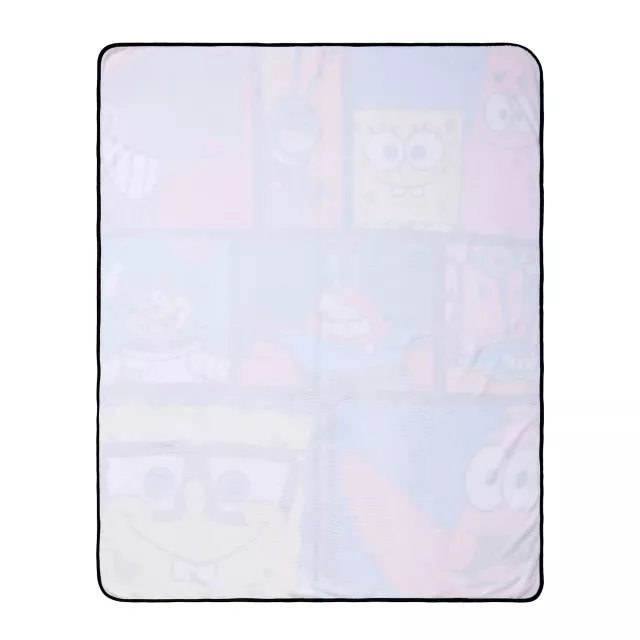 SpongeBob SquarePants Characters Grid Fleece Blanket at Spirit Halloween