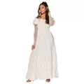 Adult White Peasant Dress at Spirit Halloween