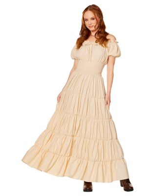 beige pirate dress Adult Romantic Costume US SIZE:20