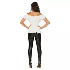 Adult White Peasant Top at Spirit Halloween