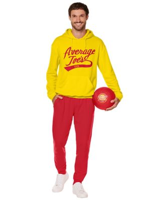 Average Joe Yellow Hoodie - Dodgeball - Spirithalloween.com